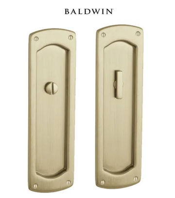 Baldwin PD007.PRIV Palo Alto Pocket Door Privacy Set
